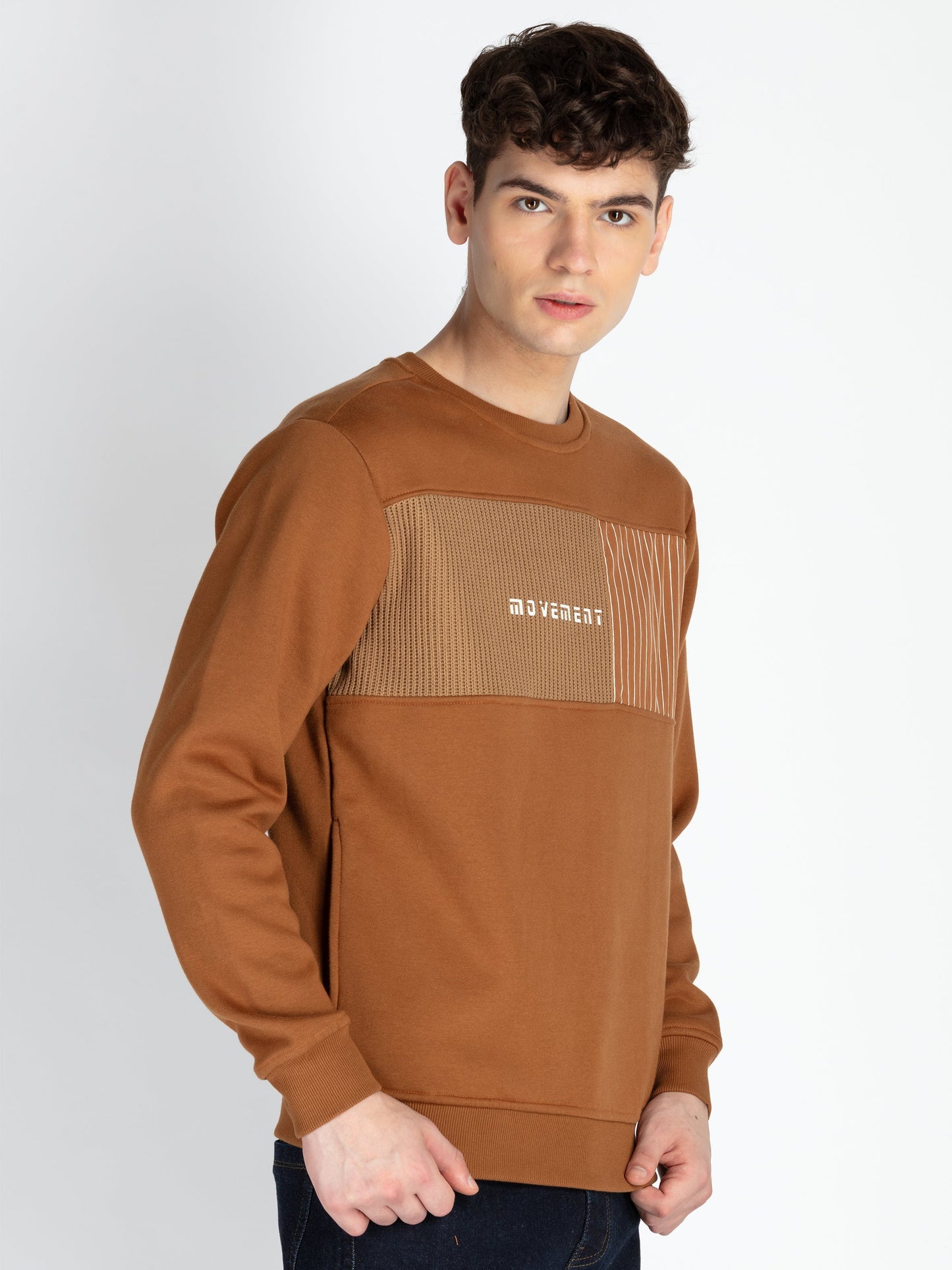 Mens Mix & Match Round Neck Sweatshirt