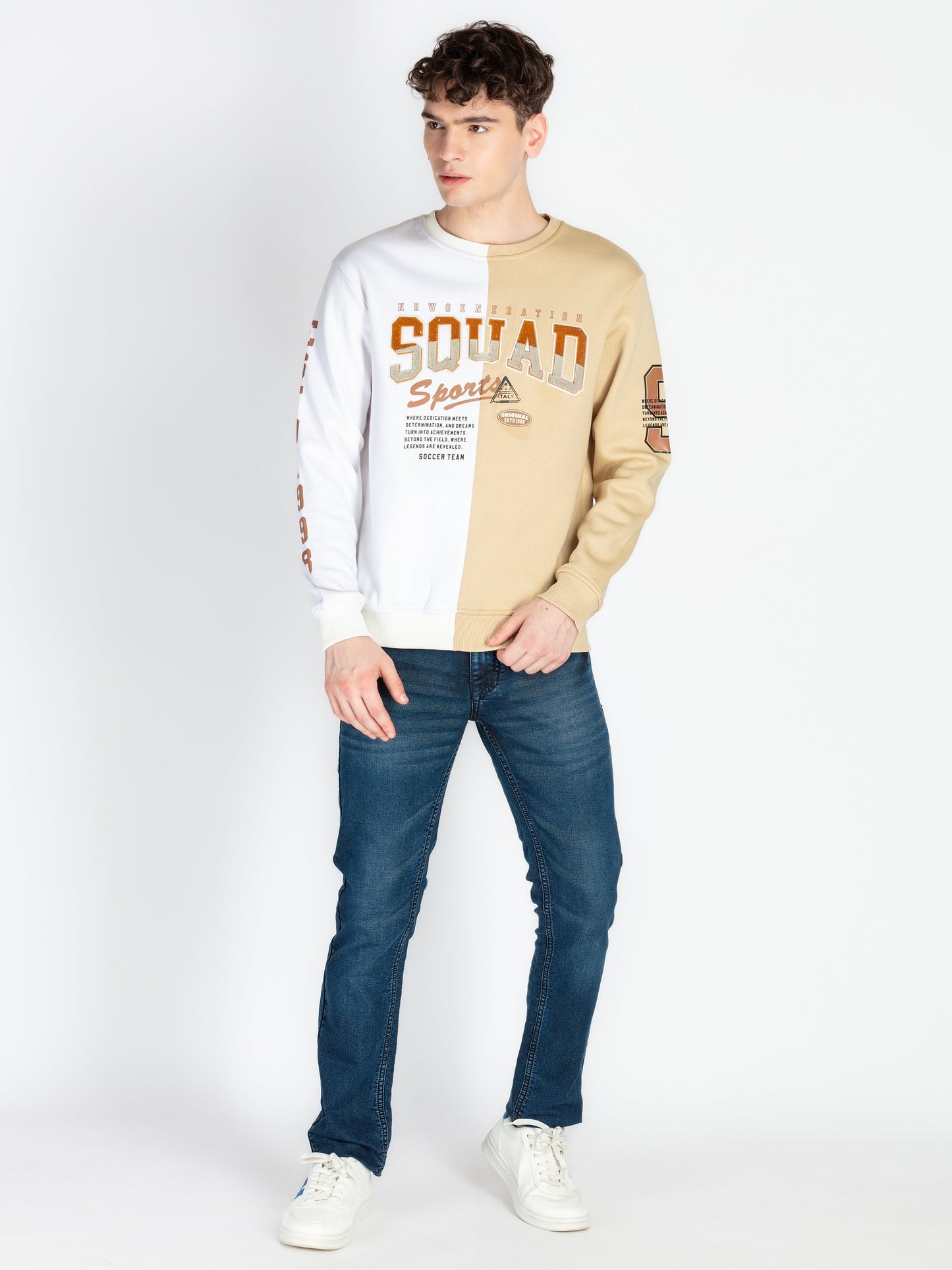 Mens Mix & Match Round Neck Sweatshirt